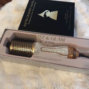 Glitz & Glam Hot Air Brush - Gold and Silver